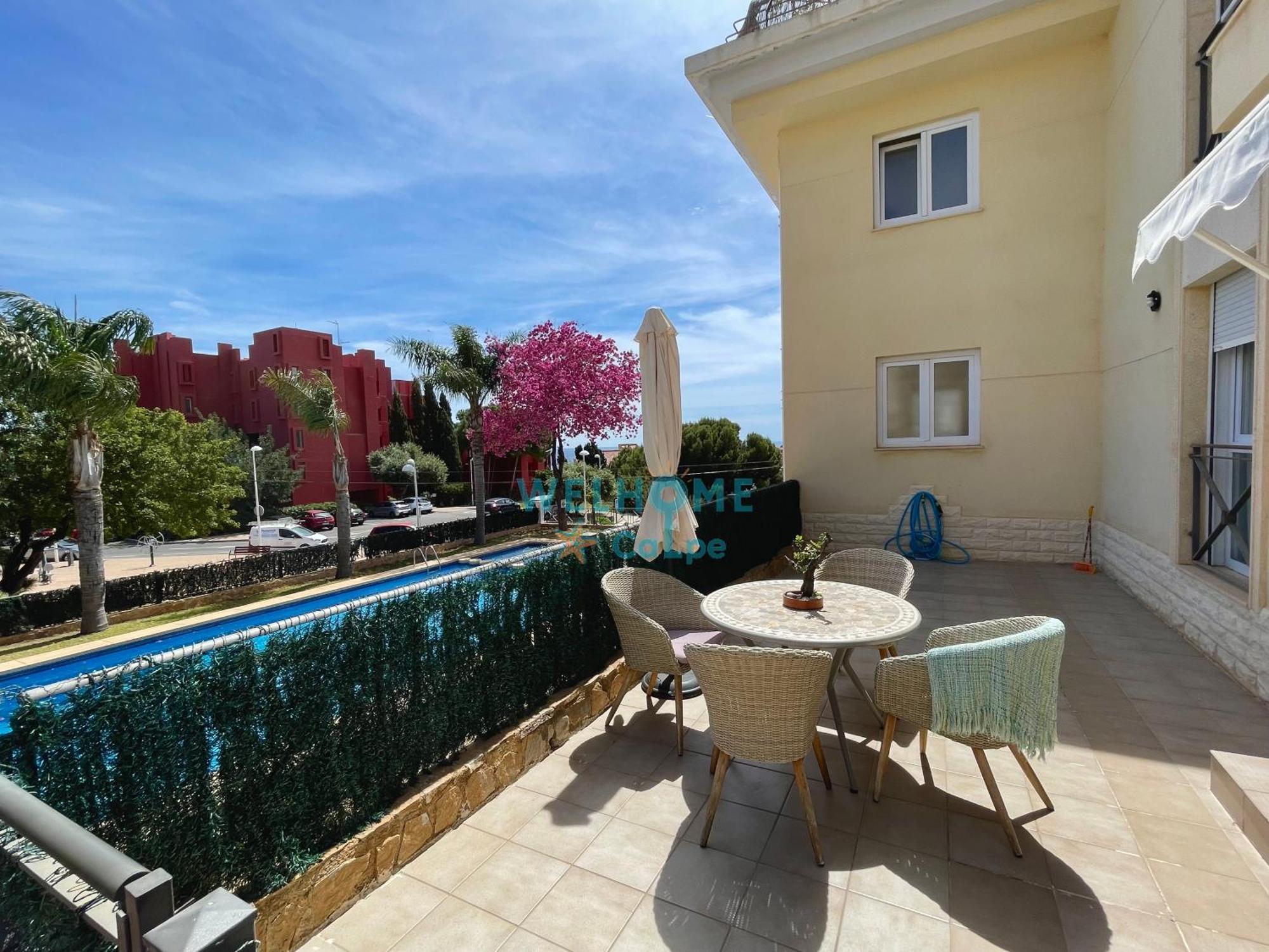 Manzana Bonito Y Comodo Apartamento Con Piscina Calpe Buitenkant foto