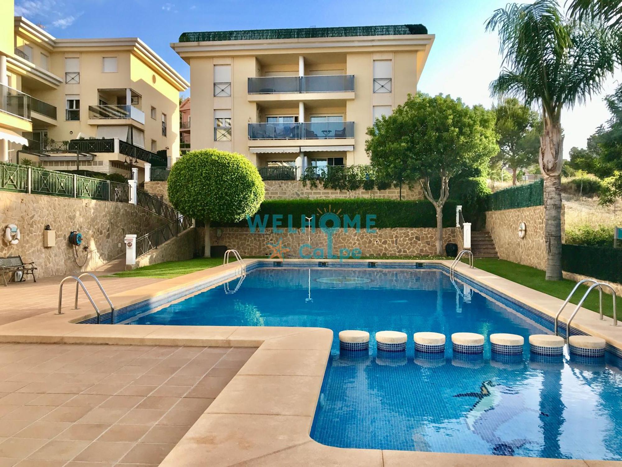 Manzana Bonito Y Comodo Apartamento Con Piscina Calpe Buitenkant foto