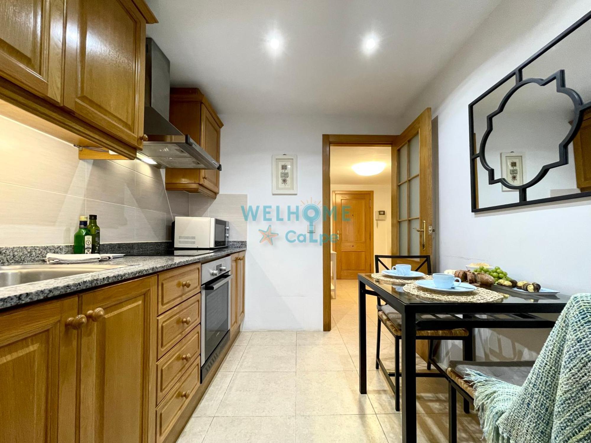Manzana Bonito Y Comodo Apartamento Con Piscina Calpe Buitenkant foto