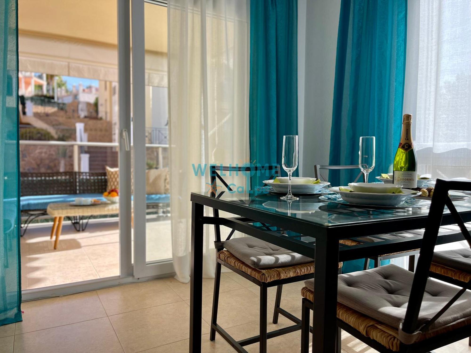 Manzana Bonito Y Comodo Apartamento Con Piscina Calpe Buitenkant foto
