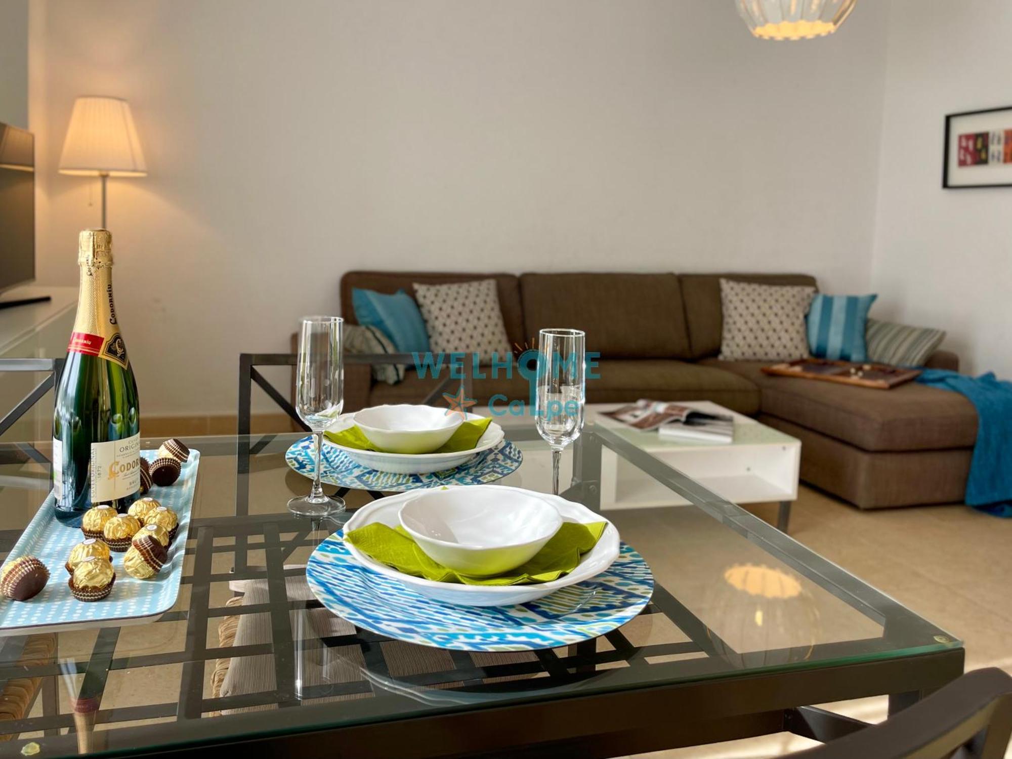 Manzana Bonito Y Comodo Apartamento Con Piscina Calpe Buitenkant foto