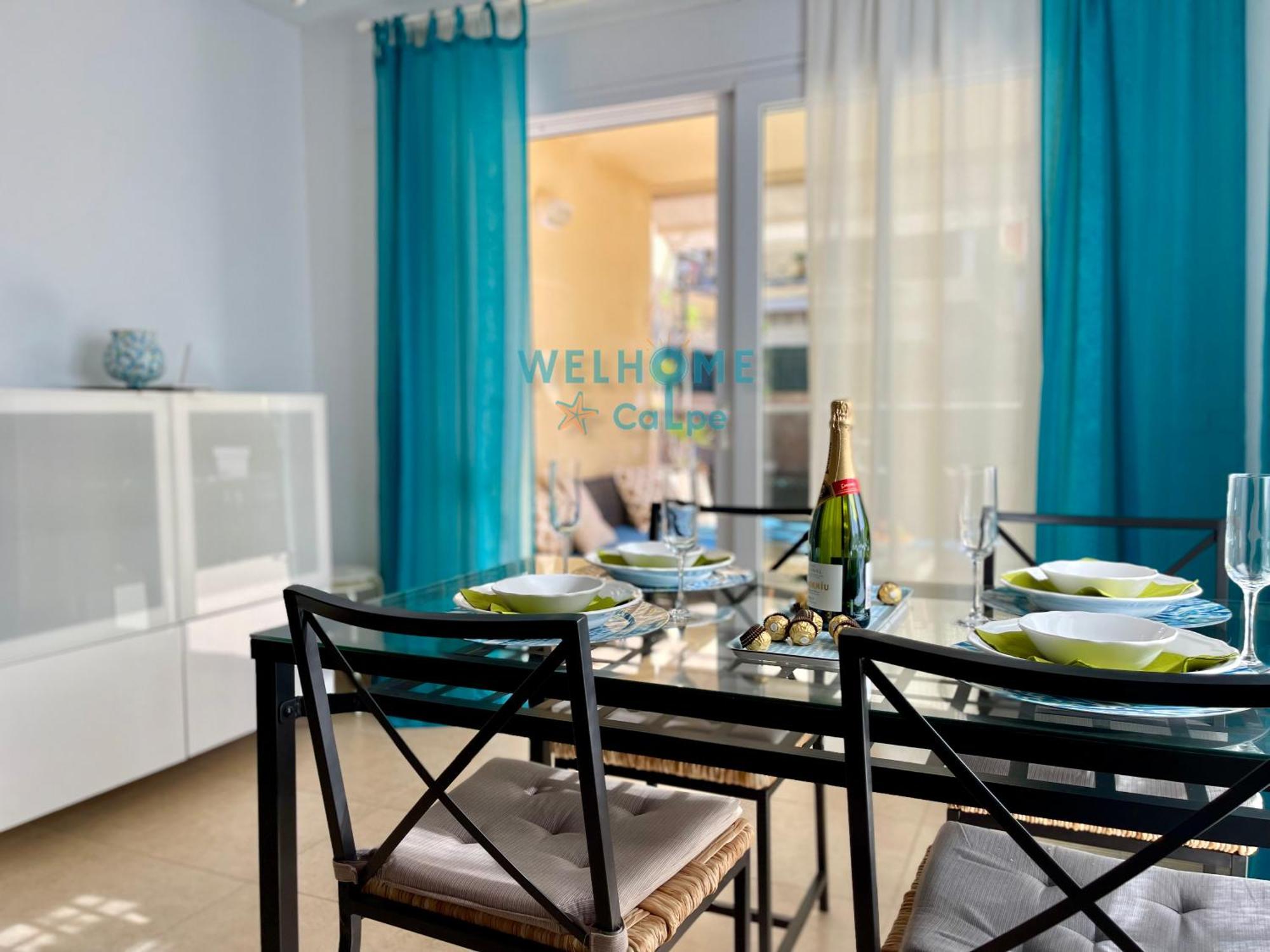 Manzana Bonito Y Comodo Apartamento Con Piscina Calpe Buitenkant foto