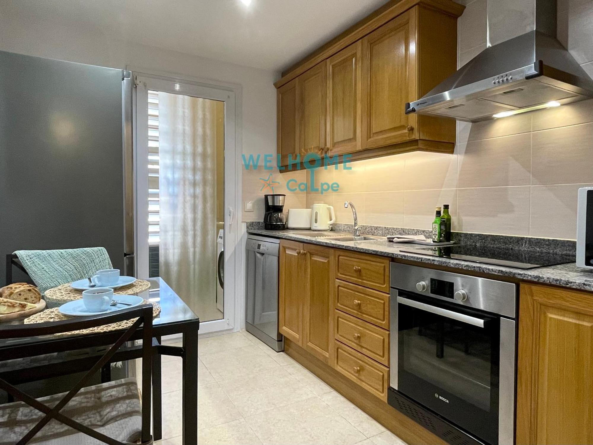 Manzana Bonito Y Comodo Apartamento Con Piscina Calpe Buitenkant foto
